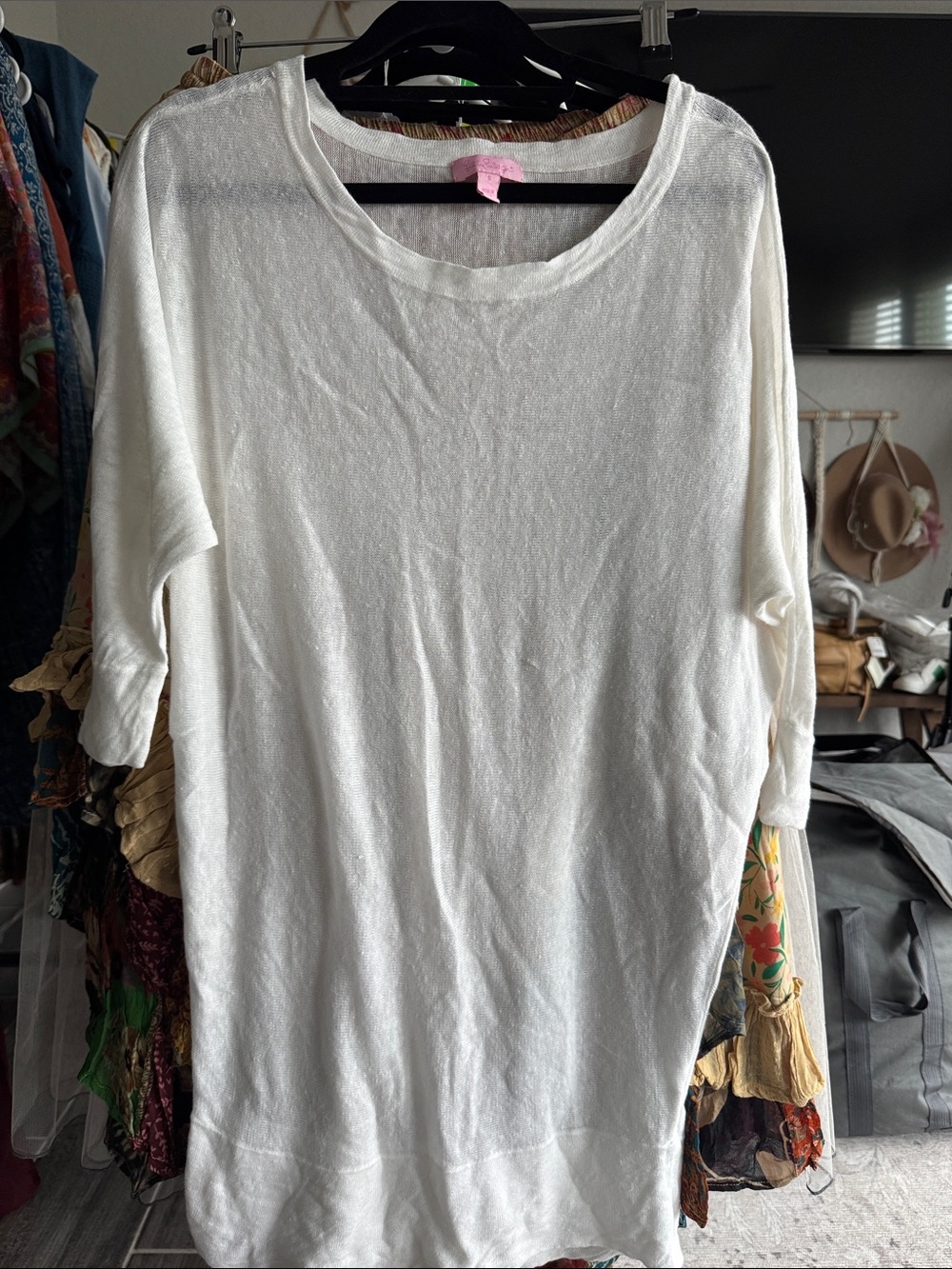 Lilly Pulitzer White Tunic Top